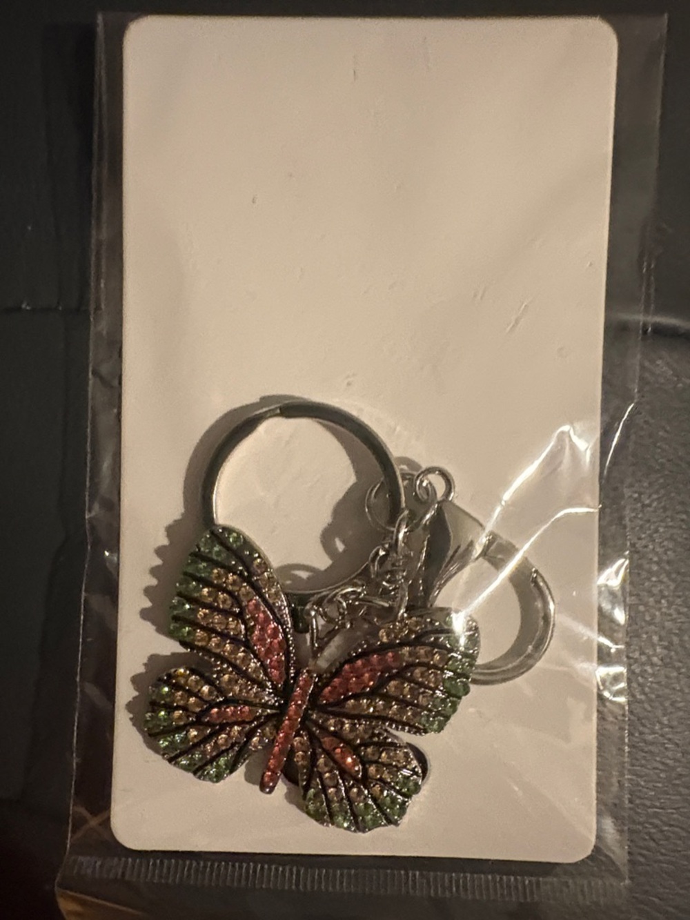Multicolor Crystal Butterfly Brooch Pin - Women's Jewelry